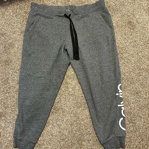 Calvin Klein Kids Charcoal Joggers with Logo FREE W PURCHASE